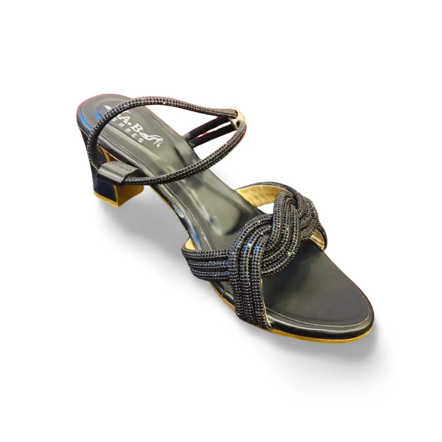 The Mochies Dazzle Knot Party Wear Heels for Women | Fancy Ladies Sandals