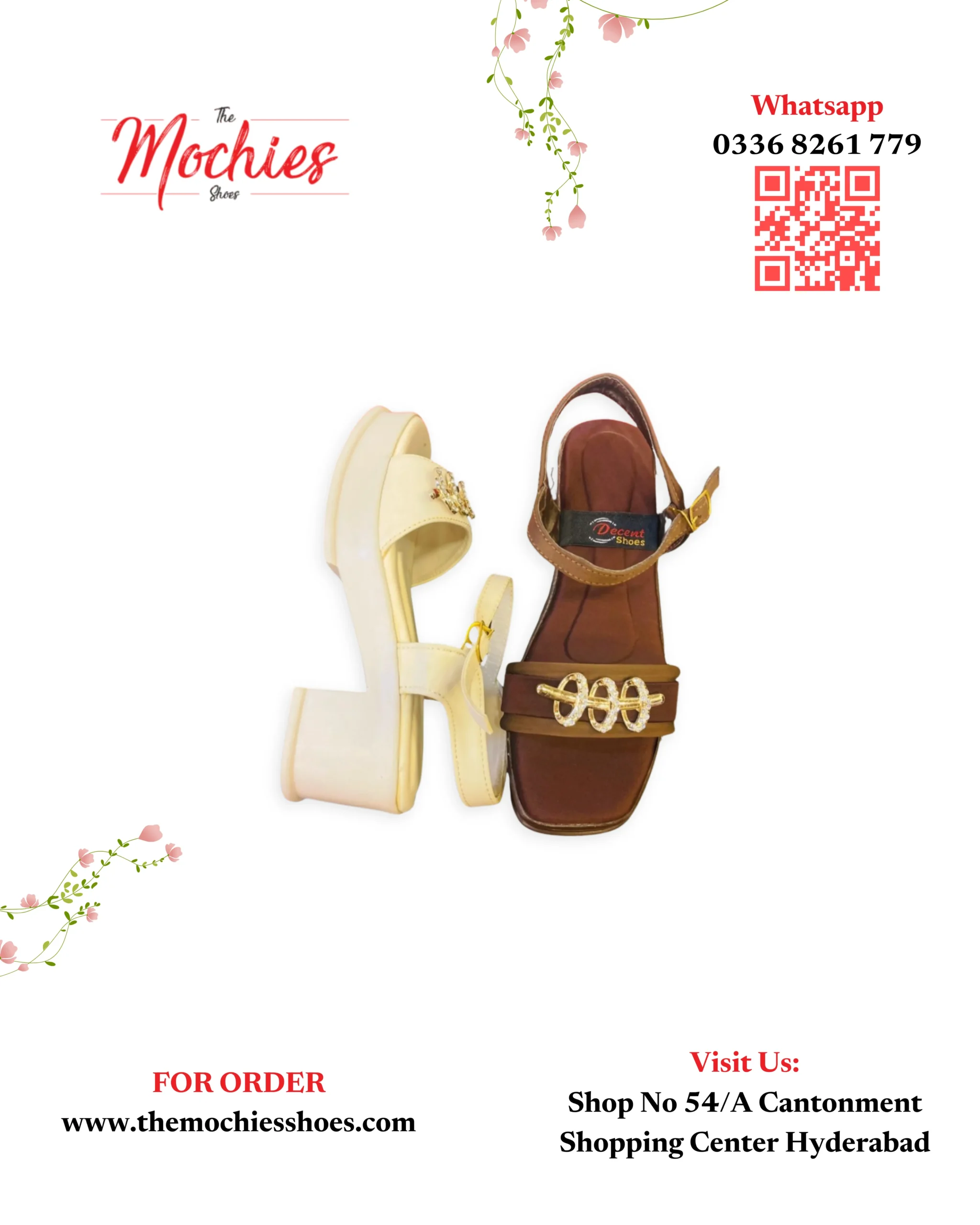 Trendy ladies wedge sandals with ankle strap and soft sole