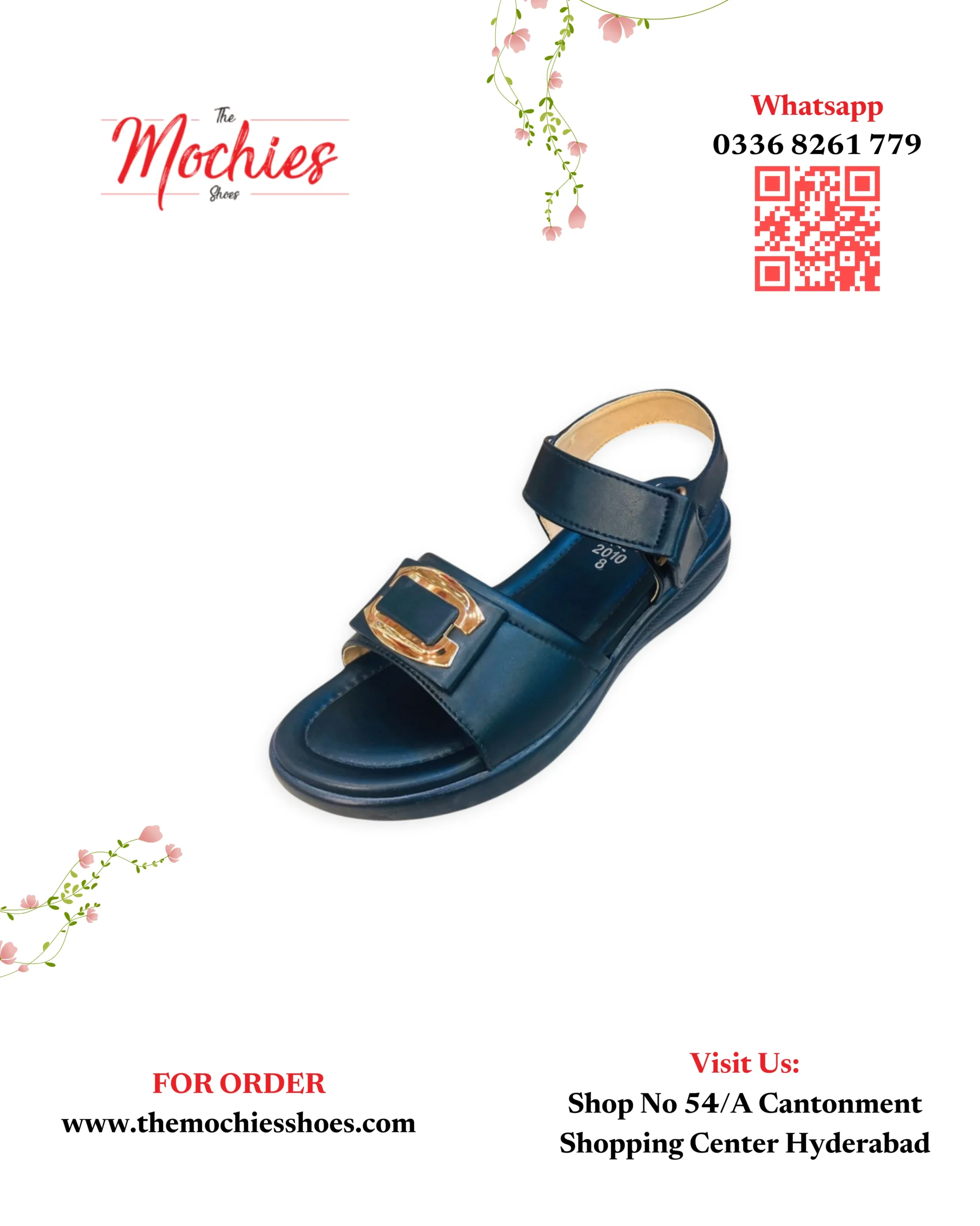 Trendy ladies wedge sandals with ankle strap and soft sole