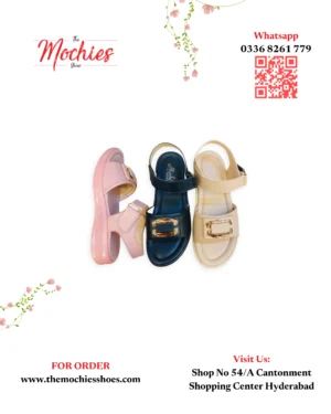 Trendy ladies wedge sandals with ankle strap and soft sole
