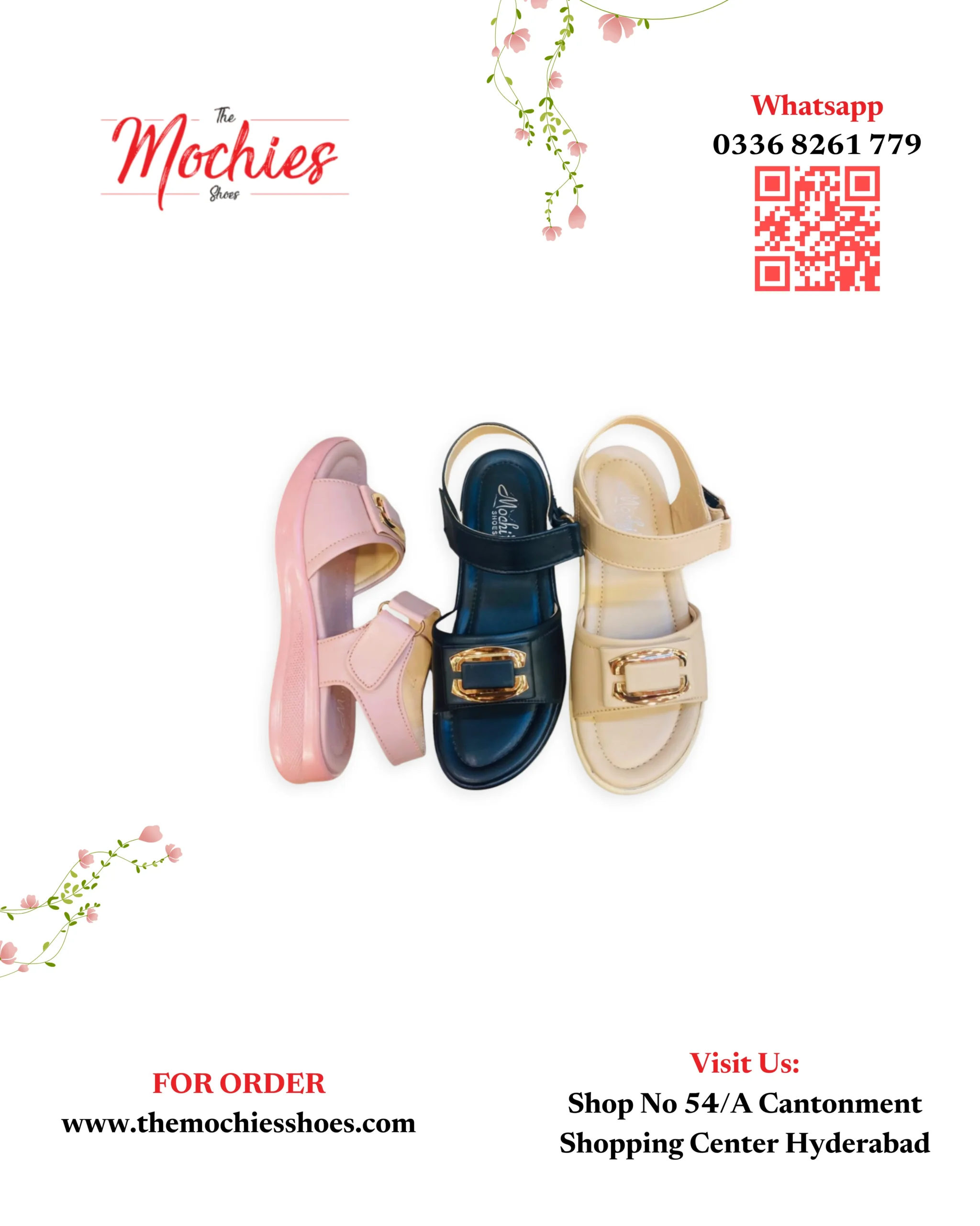 Trendy ladies wedge sandals with ankle strap and soft sole