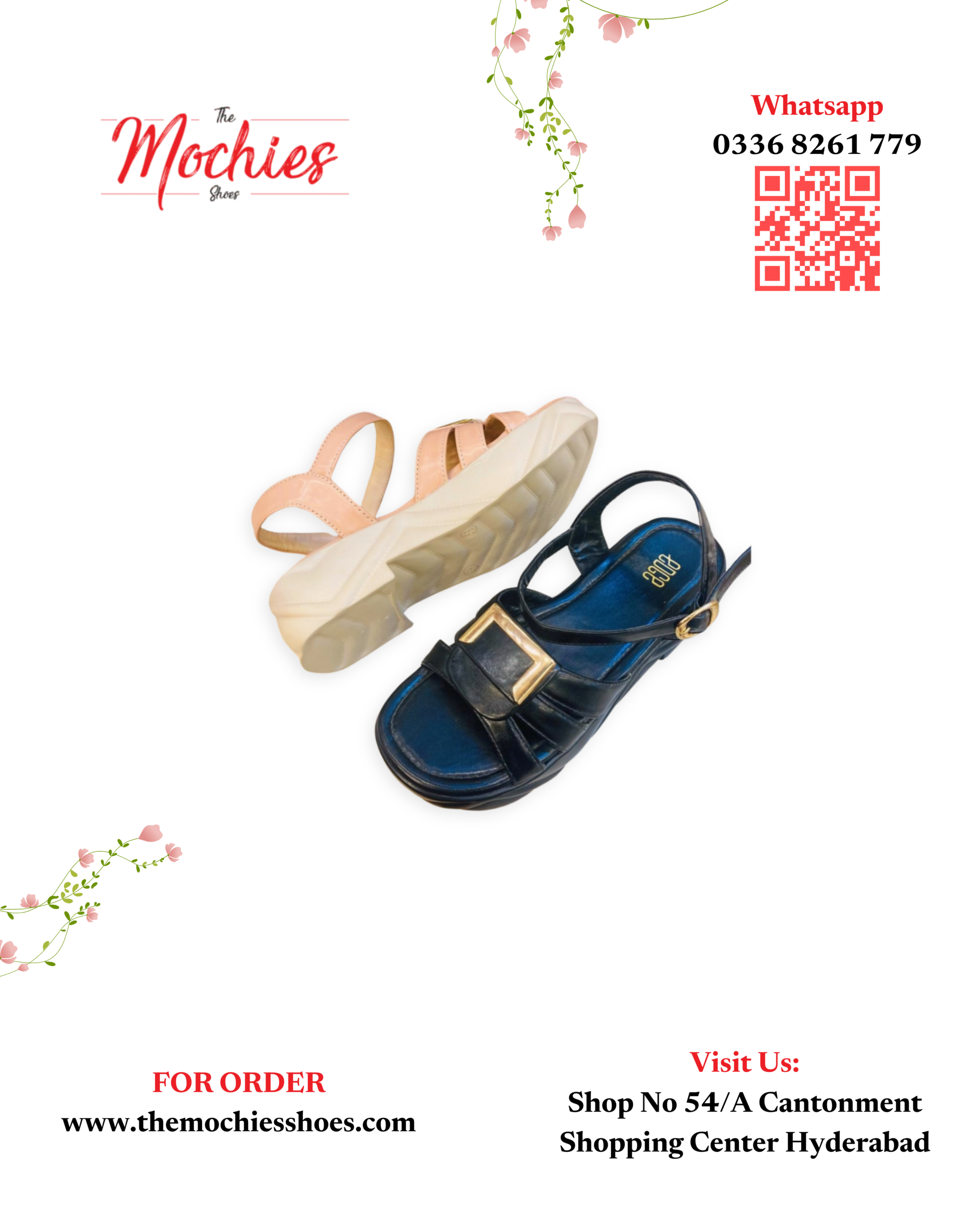 buckle wedge by the mochies shoes