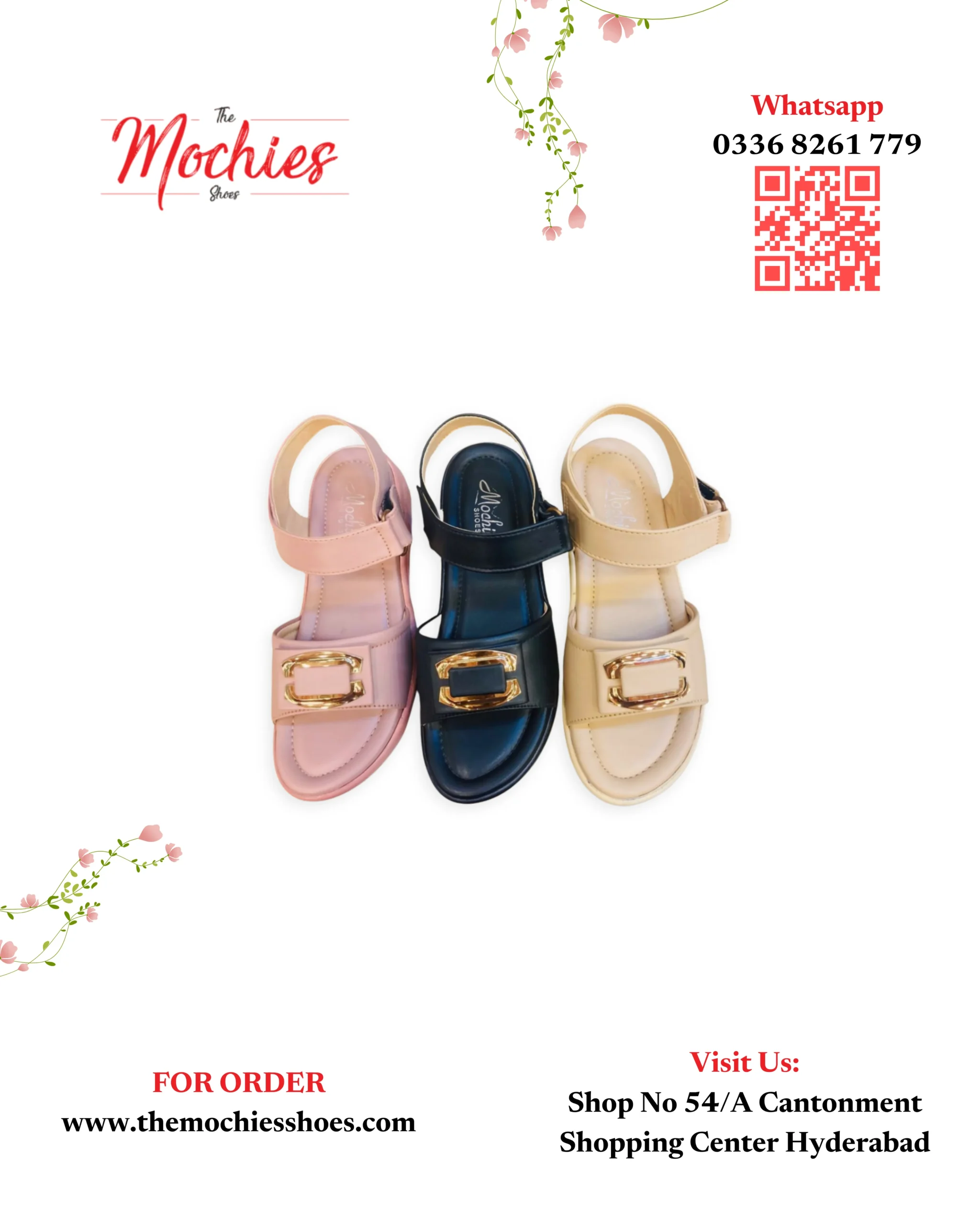 Trendy ladies wedge sandals with ankle strap and soft sole
