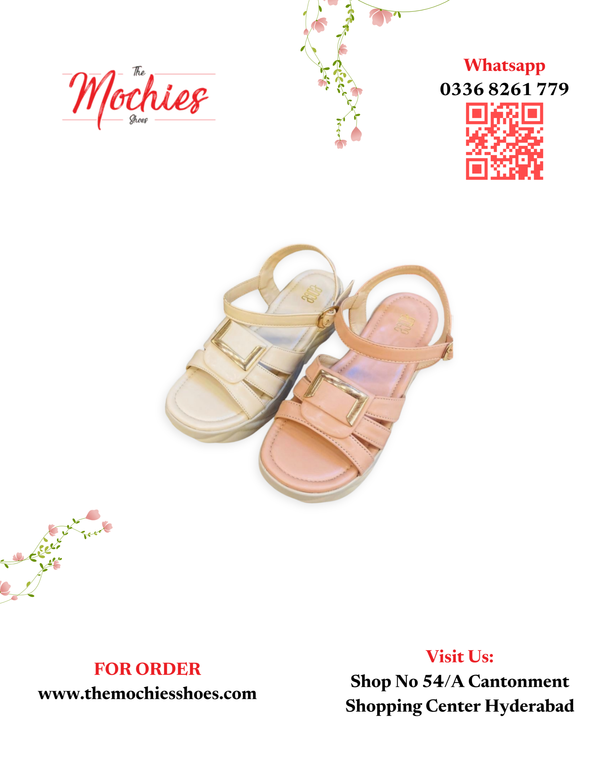 buckle wedge by the mochies shoes