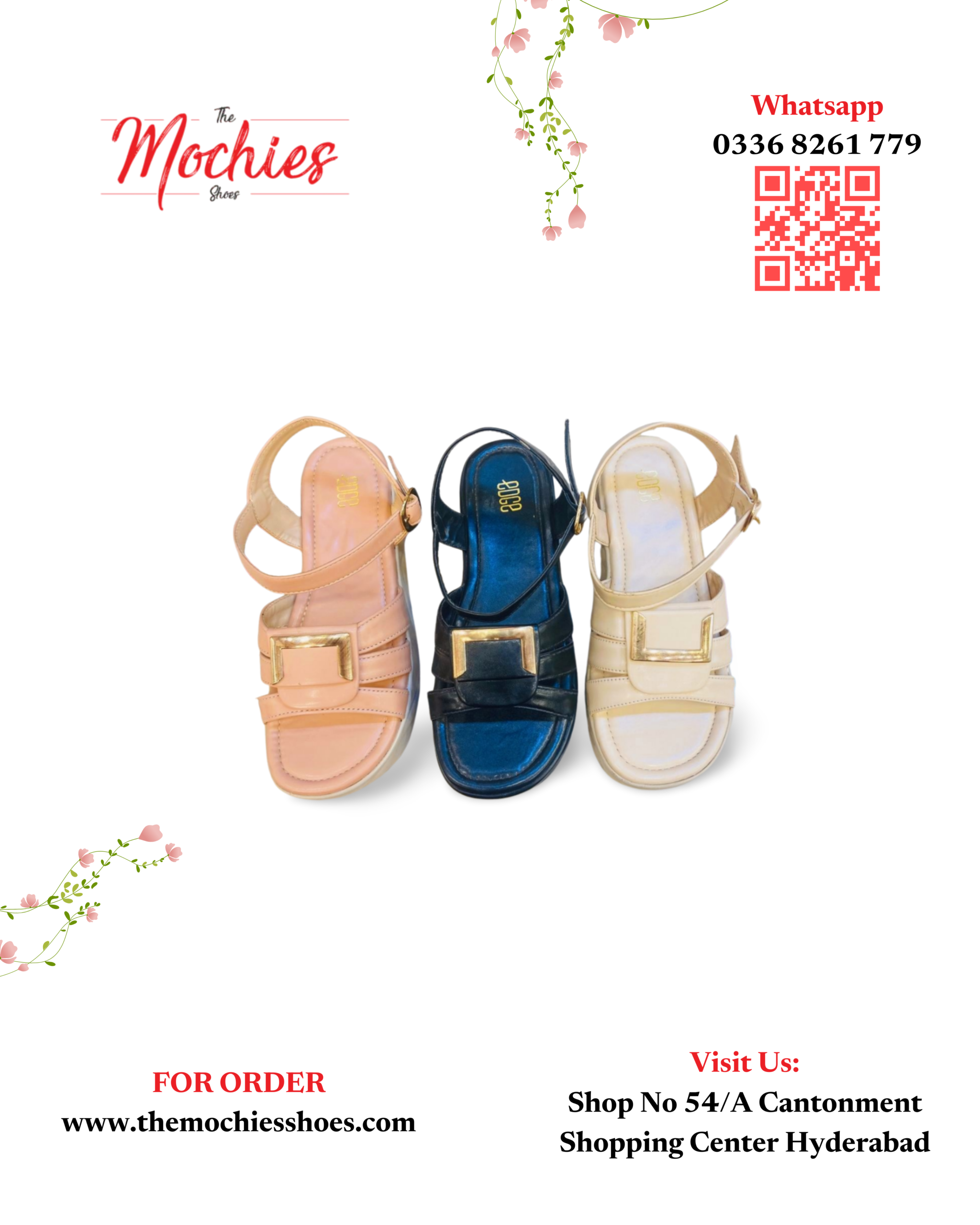 buckle wedge by the mochies shoes